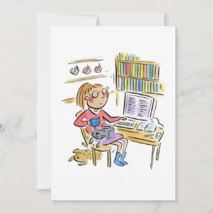 Arbeiten von Zuhause Einladung