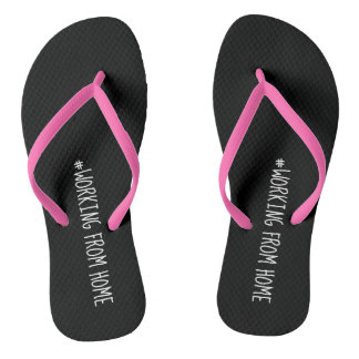 Arbeiten von Zuhause-Flip-Flops Badesandalen
