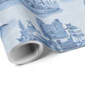 Arbeiten von Zuhause mit meinen Katzen zweifarbig Geschenkpapier (Rolleneckpunkt)