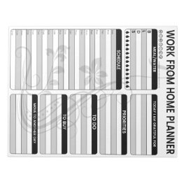 Arbeiten von Zuhause-Planer, Business-Planer-Notep Notizblock