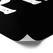 Arbeiten wie ein Captain-Party wie ein Pirat Poster (Ecke)