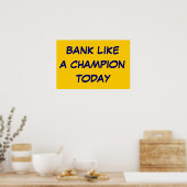 Arbeiten wie ein Champion Poster (Küche)