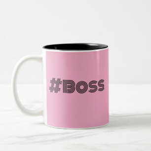 Arbeiten wie eine Tasse für den Boss-Design-Kaffee