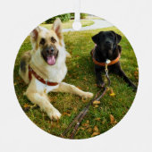 Arbeitende Mädchen Ornament Aus Metall (Vorderseite)