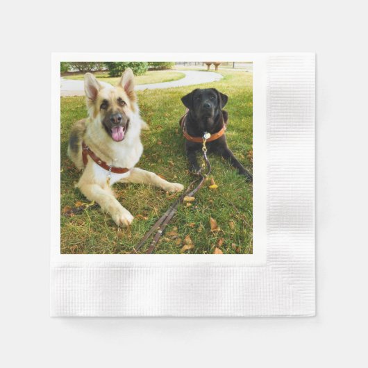 Arbeitende Mädchen Serviette (Vorderseite)