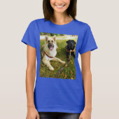 Arbeitende Mädchen T-Shirt (Vorderseite)