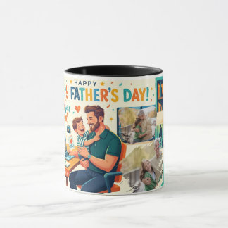 ARBEITENDER VATER MODERN GESTALTETES INDIVIDUELLES TASSE