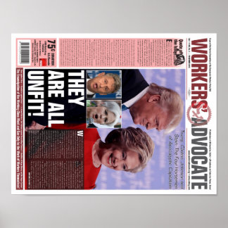 Arbeiter-Advocate-Poster - November 2016 Poster