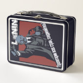 Arbeiter der Welt, vereinigt euch! Metall Brotdose (Vorderseite)