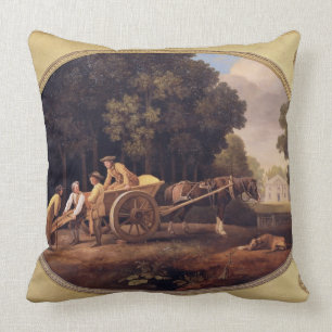 Arbeiter Georges Stubbs  , 1781 (Email auf Keks Kissen