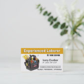 Arbeiter-Heimwerker-Zuhause-Reparatur-Bau Visitenkarte (Stehend Vorderseite)