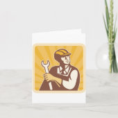 Arbeiter mit Schlüssel Karte (Vorderseite)