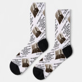 Arbeiter müssen für das Zitat "Handiwork Thinker T Socken (Linkes Detail)