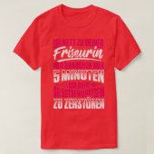 Arbeiter oder großer Friseur T-Shirt (Design vorne)
