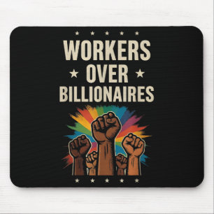 Arbeiter über Billionen Protest-Arbeitstag Mousepad