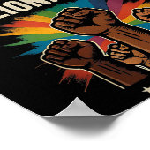 Arbeiter über Billionen Protest-Arbeitstag Poster (Ecke)