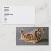 Arbeiter, vom Grab von Prinzessin Nefertiabet, O Visitenkarte (Vorne/Hinten)