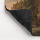 Arbeiter vor einem Gasthaus Mousepad (Ecke)