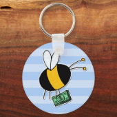 Arbeiterbiene - Banker Schlüsselanhänger (Vorderseite)