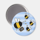 Arbeiterbiene - Lehrer Magnet (Vorderseite/Rückseite)