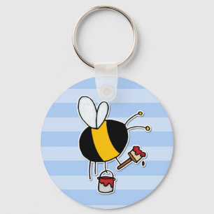 Arbeiterbiene - Maler Schlüsselanhänger