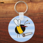 Arbeiterbiene - Zimmermann Schlüsselanhänger (Vorderseite)