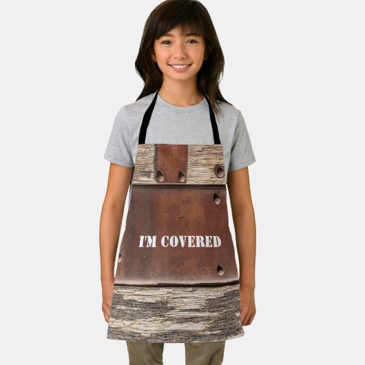 Arbeitereisenholz Ich bin bedeckter Mann Schürze (Insitu)