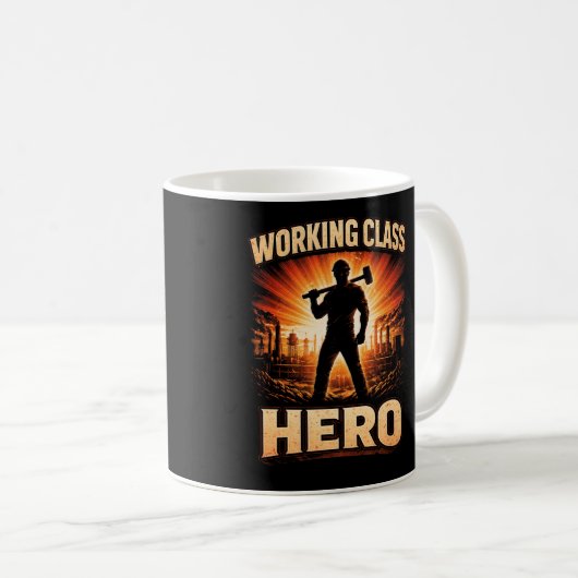 Arbeiterheld Kaffeetasse (VorderseiteRechts)