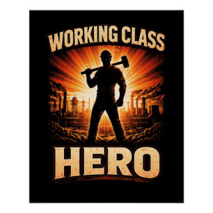 Arbeiterheld Poster
