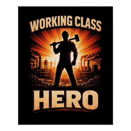 Arbeiterheld Poster (Vorderseite)