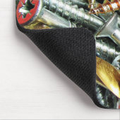 Arbeitermousemat mit Schrauben, Vater Mat Mousepad (Ecke)