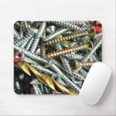 Arbeitermousemat mit Schrauben, Vater Mat Mousepad (Mit Mouse)
