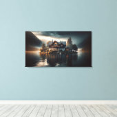 Arbeitet auf dunklen und hellen Hintergründen magi Leinwanddruck (Insitu (Holzboden))