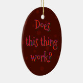 Arbeitet diese Sache? Keramikornament (Rechts)