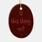 Arbeitet diese Sache? Keramikornament (Hinten)