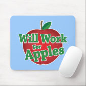 Arbeitet für Äpfel Mousepad (Mit Mouse)