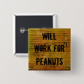 Arbeitet für Erdnuss-Button Button (Vorne & Hinten)