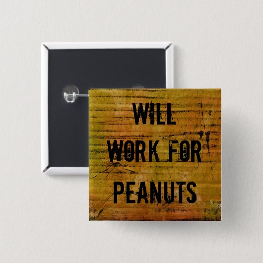 Arbeitet für Erdnuss-Button Button (Vorne & Hinten)