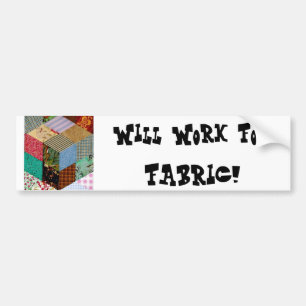 Arbeitet für Gewebe-Autoaufkleber Autoaufkleber