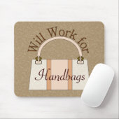 Arbeitet für Handtaschen Mousepad (Mit Mouse)