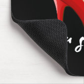 Arbeitet für hohe Heels-Schuhe Mousepad (Ecke)