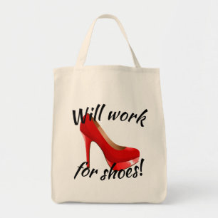 Arbeitet für hohe Heels-Schuhe Tragetasche