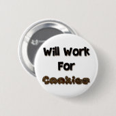 Arbeitet für Plätzchen Button (Vorne & Hinten)