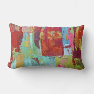 Arbeitet Girl Cotton Lumbar Throw Kissen