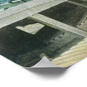 Arbeitnehmer, die Saatgutanfälle in der Pflanze ve Poster (Ecke)