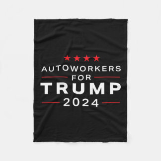 Arbeitnehmer für Trump 2024 - Trump-Design für Gew Fleecedecke