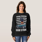 Arbeitnehmer im Vereinigten Auto streiken Gewerksc Sweatshirt (Vorne ganz)