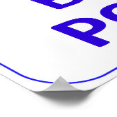 Arbeitnehmer müssen vor Kack Hair waschen - KITH Poster (Ecke)