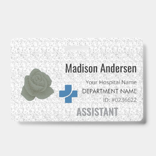 Arbeitnehmer-PVC-Abzeichen - Personalisiert.Event. Ausweis (Vorderseite)