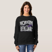 Arbeitnehmer über Billionäre Sweatshirt (Vorne ganz)